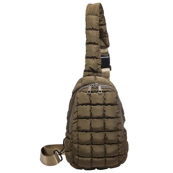 Puffy Crossbody Bag Nylon Handbag Puffer Tote Bags Chest Bag :D - Picture 1 of 4